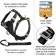 thumbnail image 3 of Kurgo Enhanced Strength Tru-Fit Smart Harness, Black, Large, 3 of 3