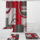 thumbnail image 4 of Set Juego De Baño Con Cortina Cubre Inodoro 4 Piezas, 4 of 5