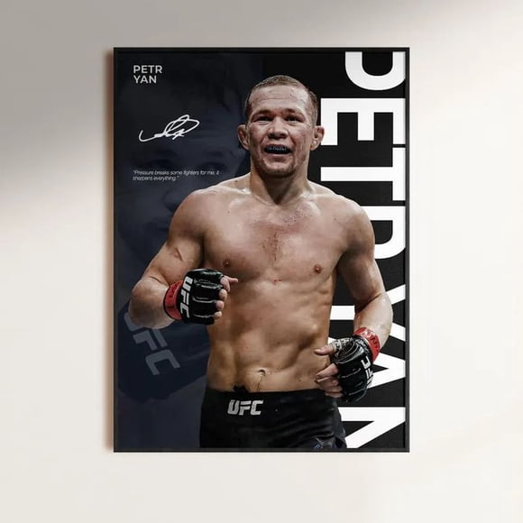 Cuadro UFC Petr Yan Peso Gallo II + Marco Negro