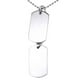 thumbnail image 1 of Colgante Doble Etiqueta Militar Cupimatch Unisex Plateado, 1 of 3