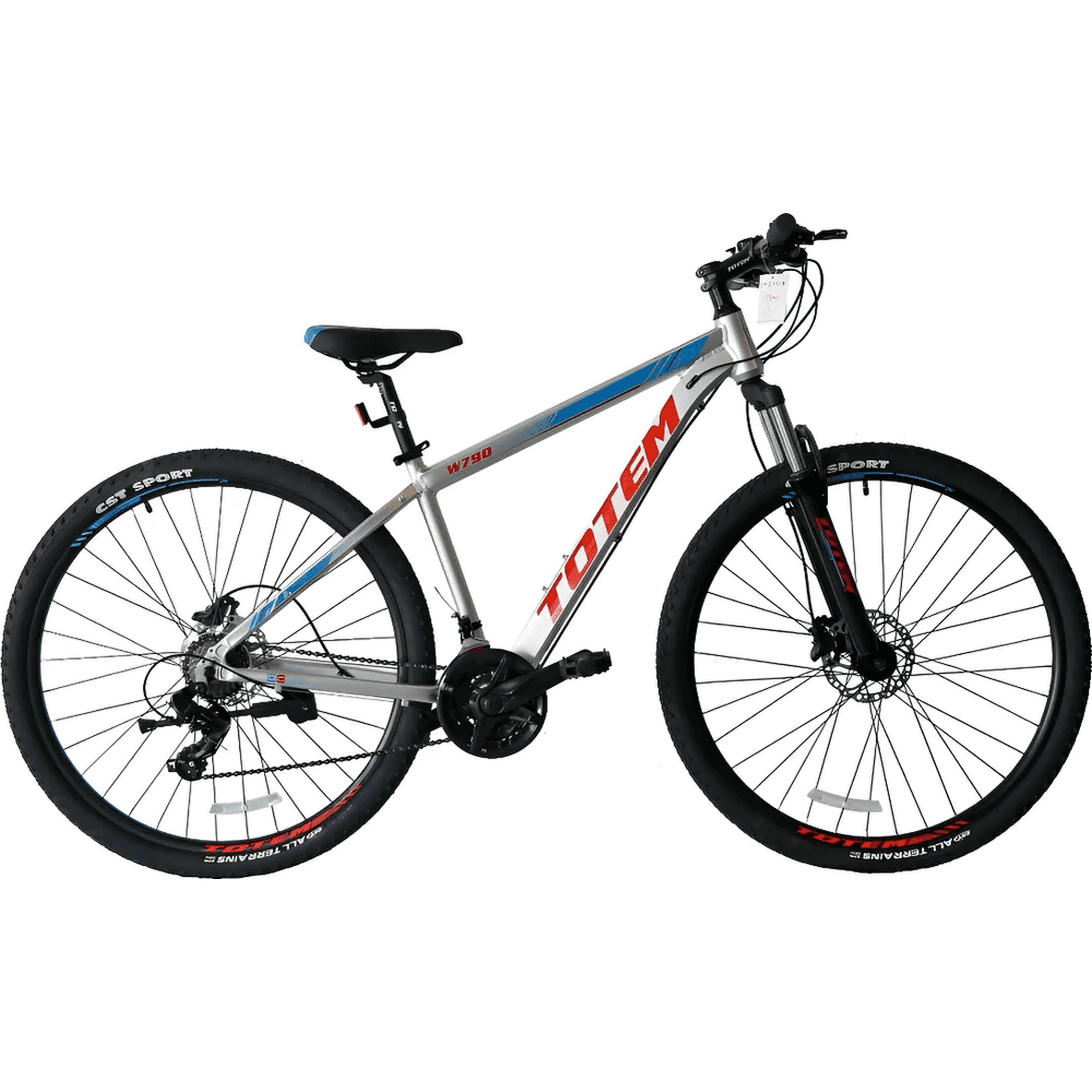Genérico - Bicicleta Mountain Bike Totem W790 R27.5 Tamaño Del Cuadro 17" Color Plateado