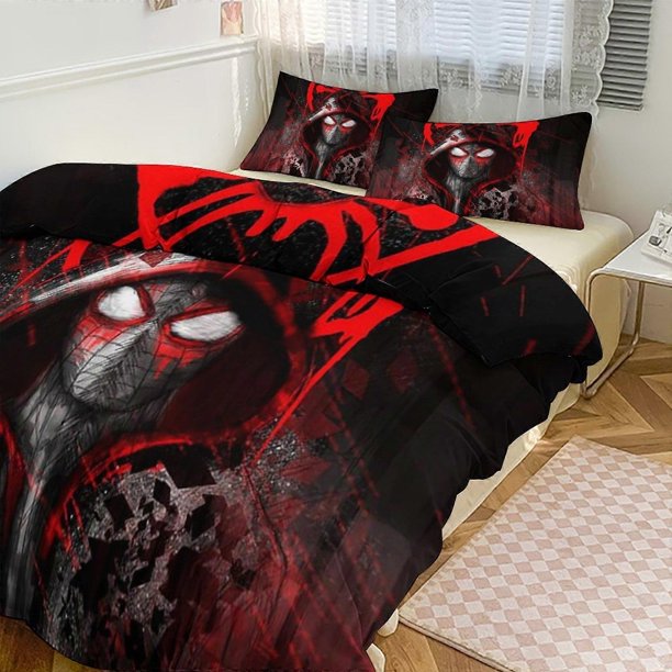 Spidean Bedding Se for Kids Men Women Full Size3s Comforter Cover And Pillowcases-