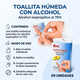 thumbnail image 4 of Set 60 Toallitas Húmedas Con Alcohol Isopropílico 70%, 4 of 5
