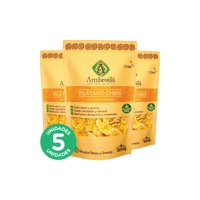 Ambrosia Spa - Pack 5, Plátano Chips 200Gr