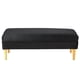 thumbnail image 1 of Banqueta Provenza Felpa 04 Negro, 1 of 5