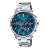 Reloj Casio Standard Analog Chronograph Stainless Steel Blue Dial Quartz Mtp-E515D-2A1V Men'S Watch