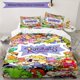 thumbnail image 1 of Rugrats in Paris-Inspired 3pcs Bedding Set - Includes 1 Cover & 2 Pillowcases, Breathable Polyester, Machine Washable - Perfect for All Seasons S1006, 1 of 1