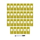 thumbnail image 2 of 30 Uds. Divisores De Tama?o De Estante De Ropa, Divisores De Armario En Blanco Para Tienda De Ropa Para El Hogar, Amarillo, 2 of 5