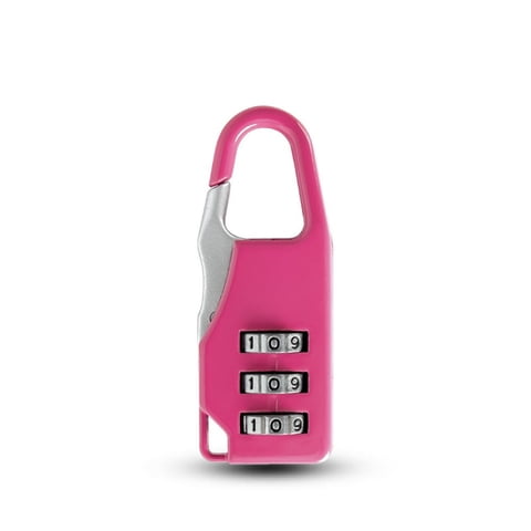 Gen - Ch-074-S Mini Candado Con Clave Color Pink