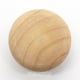 thumbnail image 2 of Perillas de madera WEICHUAN, 30 piezas, redondas, sin acabado, 3,5 cm x 2,5 cm, 2 of 7