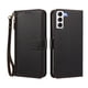 thumbnail image 1 of Funda Tipo Billetera para samsung galaxy S21 PLUS con Soporte y Bolsillo con Cierre Negro, 1 of 1