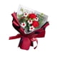 thumbnail image 5 of Ramo De Flores De Ganchillo Completo Flores Artificiales Para Aniversario Cumplea?os Rojo, 5 of 5