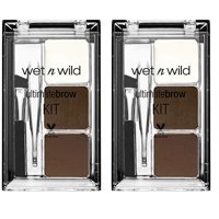 Kit De Maquillaje Para Cejas Wet N Wild Ultimate Dark Brown (Paquete De 2)