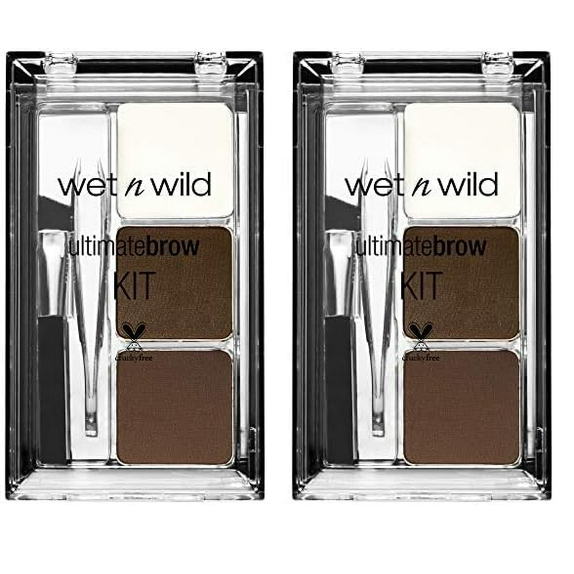 Kit De Maquillaje Para Cejas Wet N Wild Ultimate Dark Brown (paquete De 2)