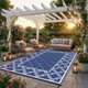 thumbnail image 2 of Alfombra Garvee 152x244 cm Impermeable para Exterior Azul, 2 of 9