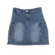 thumbnail image 1 of Falda Niña Denim Cargo Azul Pillin, 1 of 3