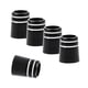 thumbnail image 5 of 5 piezas de golf negro con punta de manguito casquillos tapas anillos adaptadores 8.9 x 16 x 13.4 mm, 5 of 5