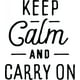thumbnail image 1 of Decomural Keep Calm Carry On WS-46401, 1 of 2