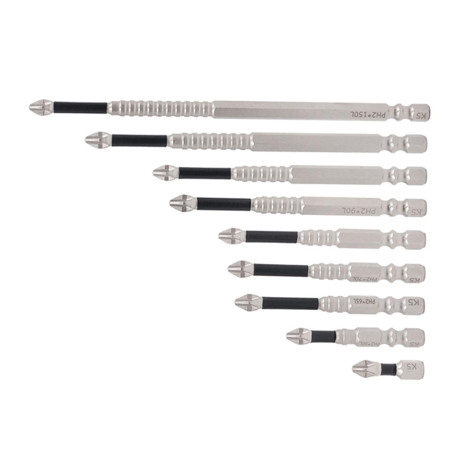 Magideal - Atracción De Altura De Destornillador De Brote De Perforación Accesorios Resistentes Al Impacto Conjunto De Muebles Resistentes Versátiles Fuerte Dura 9 Piezas