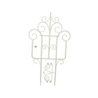 Ioensy - Enrejado De Escalada Diy De 16 Pulgadas Para Plantas Trepadoras, Vides, Interior, Maceta Pequeña, Blanco