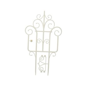 Ioensy - Enrejado De Escalada Diy De 16 Pulgadas Para Plantas Trepadoras, Vides, Interior, Maceta Pequeña, Blanco