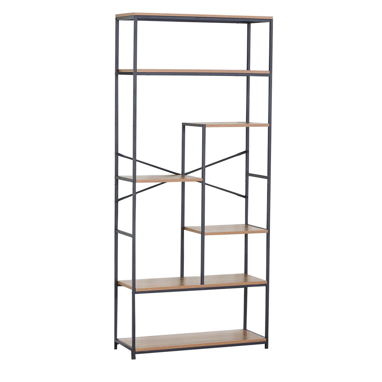 Novahus - Estante Multinivel Alto Industrial Café