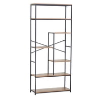 Novahus - Estante Multinivel Alto Industrial Café