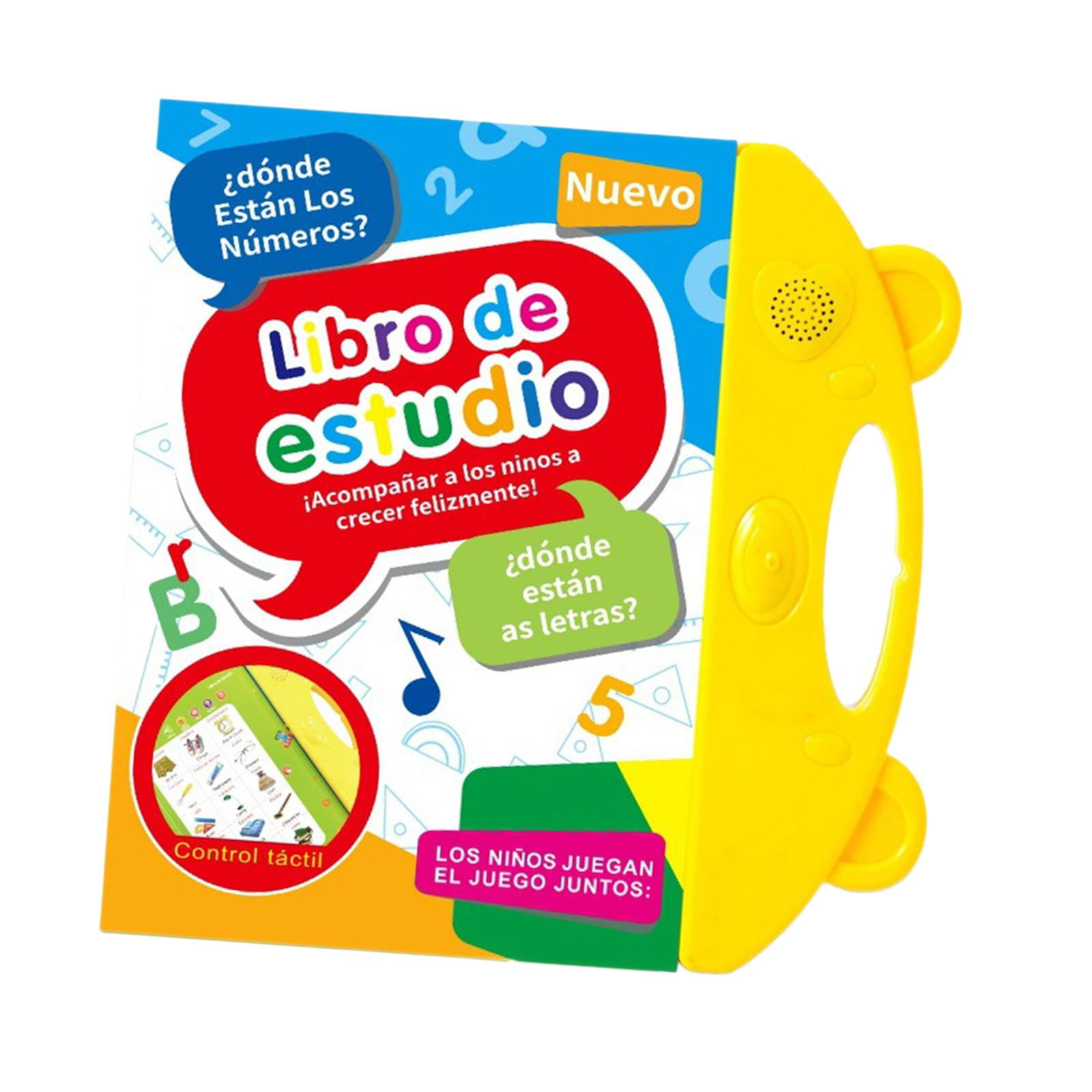 Magideal - Libro De Sonido, Juguete Educativo Para Niños, Juguete Bilingüe Español, Inglés, Español, Máquina De Aprendizaje De Vocabulario, Estudio Para Niños,