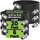 thumbnail image 1 of Cables XLR GearIt para micrófono macho a hembra, paquete de 6 m, 1 of 9