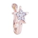 thumbnail image 2 of Brillo Clip-On Pinza De Anillo De Nariz Falsa No Perforante Colgador De Cristal Joyas De Aro Estrella De Oro Rosa, 2 of 5