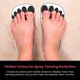 thumbnail image 4 of Almohadillas bronceadoras en aerosol para pies CHNELSS, color negro, 120 pares, 4 of 8