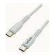 thumbnail image 3 of Cable De Carga Rapida 60W USB C A USB C Blanco DLP8601B/71, 3 of 4
