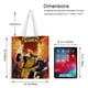 thumbnail image 5 of Wolverine X-Men Bolso de tela con estampado de lienzo para mujer, bolsa de compras reutilizable y estética, con cremallera interior, regalo para mujer,40*45cm., 5 of 6
