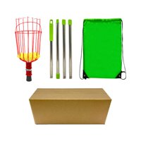 Ioensy - Recolector De Frutas, Cesta Para La Cabeza, Recogedor De Frutas Para Jardín, Pera, Cereza, 1,6 Metros