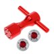 thumbnail image 1 of Pesos Personalizados De Golf De 2 Piezas + Llave Para Putters Scotty Cameron 20G Rojo, 1 of 5
