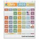 thumbnail image 2 of Calendario Yoink de 48 bolsillos blanco para aula, 2 of 7