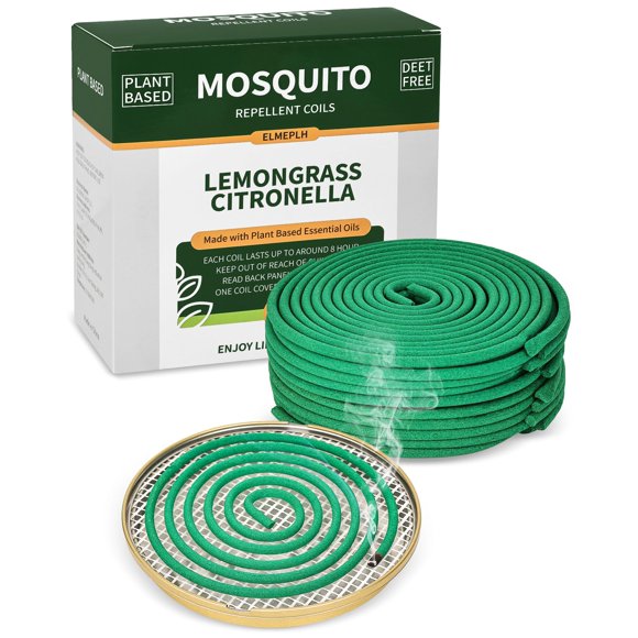 Bobinas repelentes de mosquitos Elmelh Citronela Incienso Outdoor