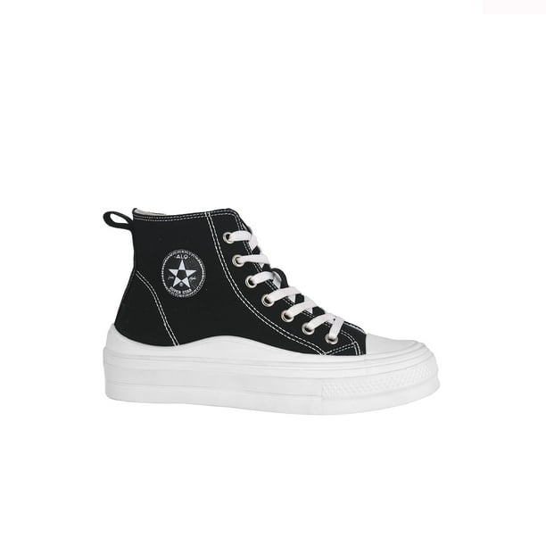 Zapatilla Escolar Acampe Negro Alquimia