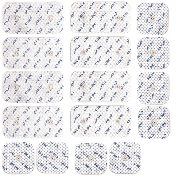 Juego De Almohadillas Para Electrodos Tens Unit 16 Unidades 2x2 Y 4x2 Compex