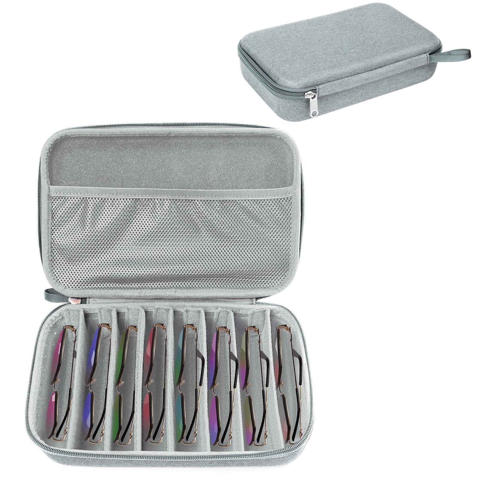 Funda Organizadora De Viaje Para Gafas De Sol Bukere Con Ranuras Ajustables