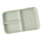 thumbnail image 3 of Plato Para Servir Fácil De Llenar, Práctico, De Porcelana, Con 3 Compartimentos, Rectangular, Color Verde, 3 of 5