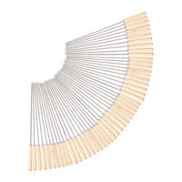 Ioensy - 50 Brochetas Para Barbacoa Para Asar Verduras, Carnes Y Pollo.