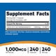 thumbnail image 2 of Vitamina B12 1000 Mcg 240 Cápsulas Metilcobalamina, 2 of 3