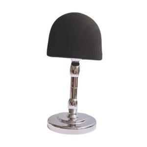 Genérico - Soporte Para Peluca, Estante De Exhibición Decorativo Para Tapa De Mesa, Estilismo Para Tienda De Salón, Negro Y Plateado
