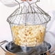 thumbnail image 2 of Stainless Steel Foldable Steam Rinse Strain Fry Basket Strainer Net Kitchen Cooking Tool For Fried Food Or Fruits, 2 of 4