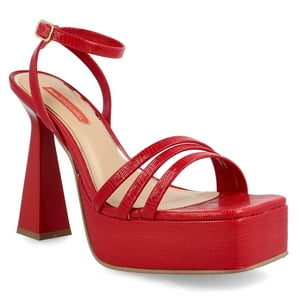 Sandalia Mujer Bata Loto Rojo