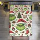 thumbnail image 1 of Christmas Grinch Head 3 Pieces Duvet Cover Set Full Size Super Soft Fade Resistant Microfiber, 1 of 4