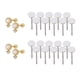 thumbnail image 1 of 10 Paris Astilla En Blanco Oído Perno Prisionero Pendientes Postes Almohadilla Plana Diy Joyería 3mm, 1 of 5