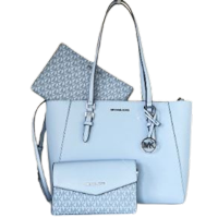 Bolso Tote Michael Kors Charlotte 3 En 1 Azul Pálido