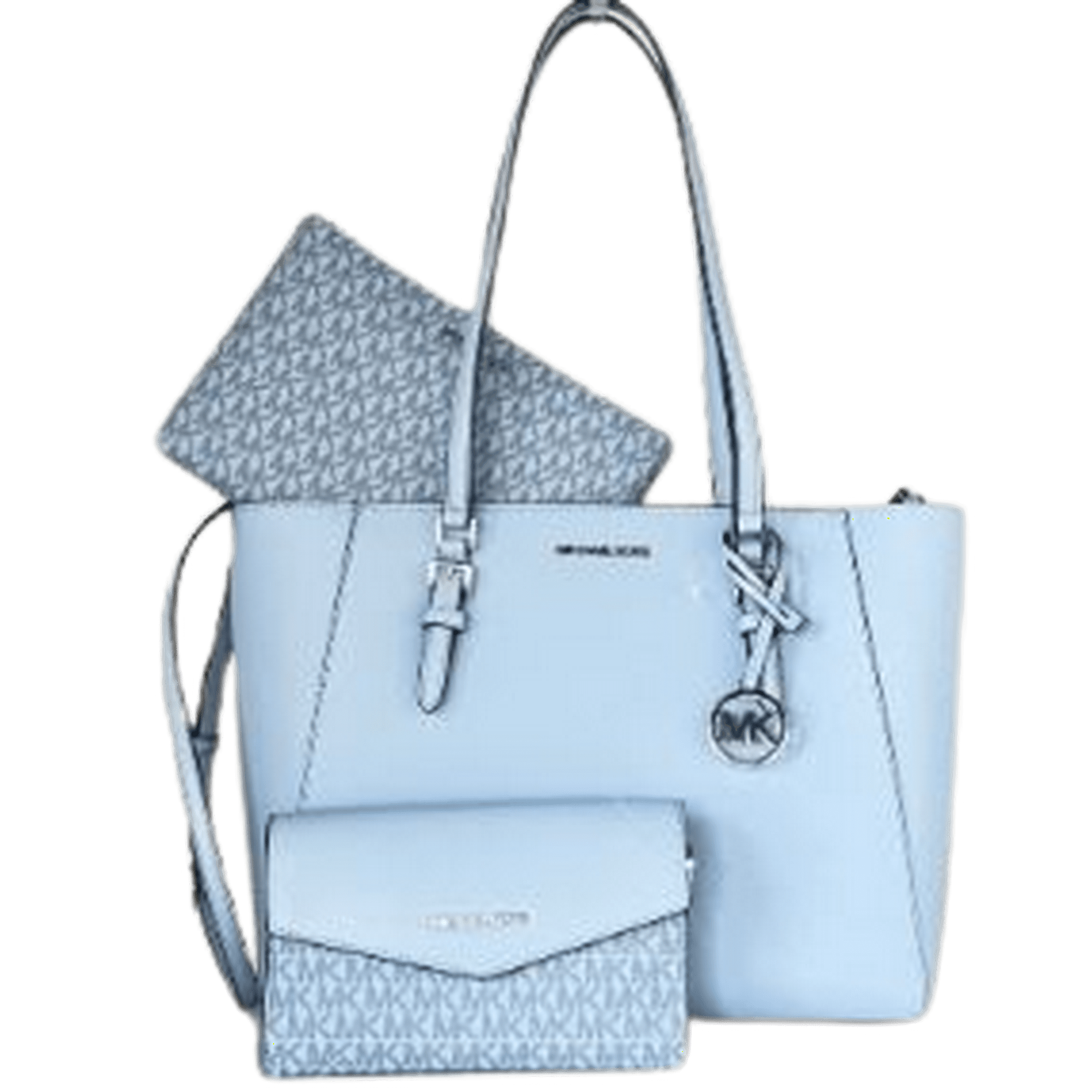 Bolso Tote Michael Kors Charlotte 3 En 1 Azul Pálido